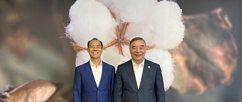 中上协会长宋志平到访太阳GG，，，，，全棉时代以“一朵棉花”构建焦点竞争力